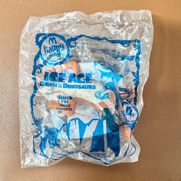 McDonalds Happy Meal Toy 2009 Blue Sky Ice Age Dawn Of The Dinosaurs Buck Toy 3+ - Picture 1 of 2
